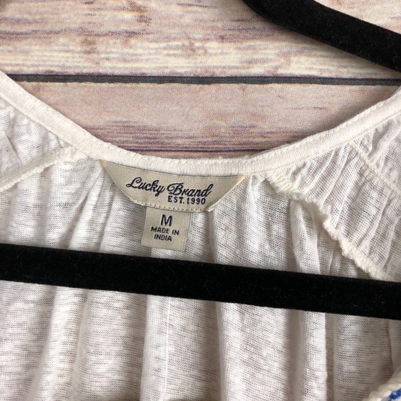 Lucky Brand Embroidered Tank - NEW - Picture 3 of 4